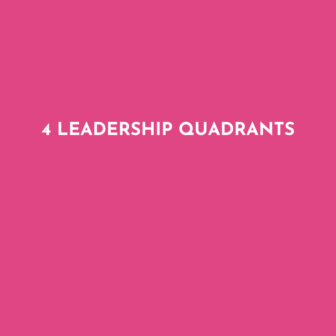 The 4 Quadrants of Leadership: Insights and Applications